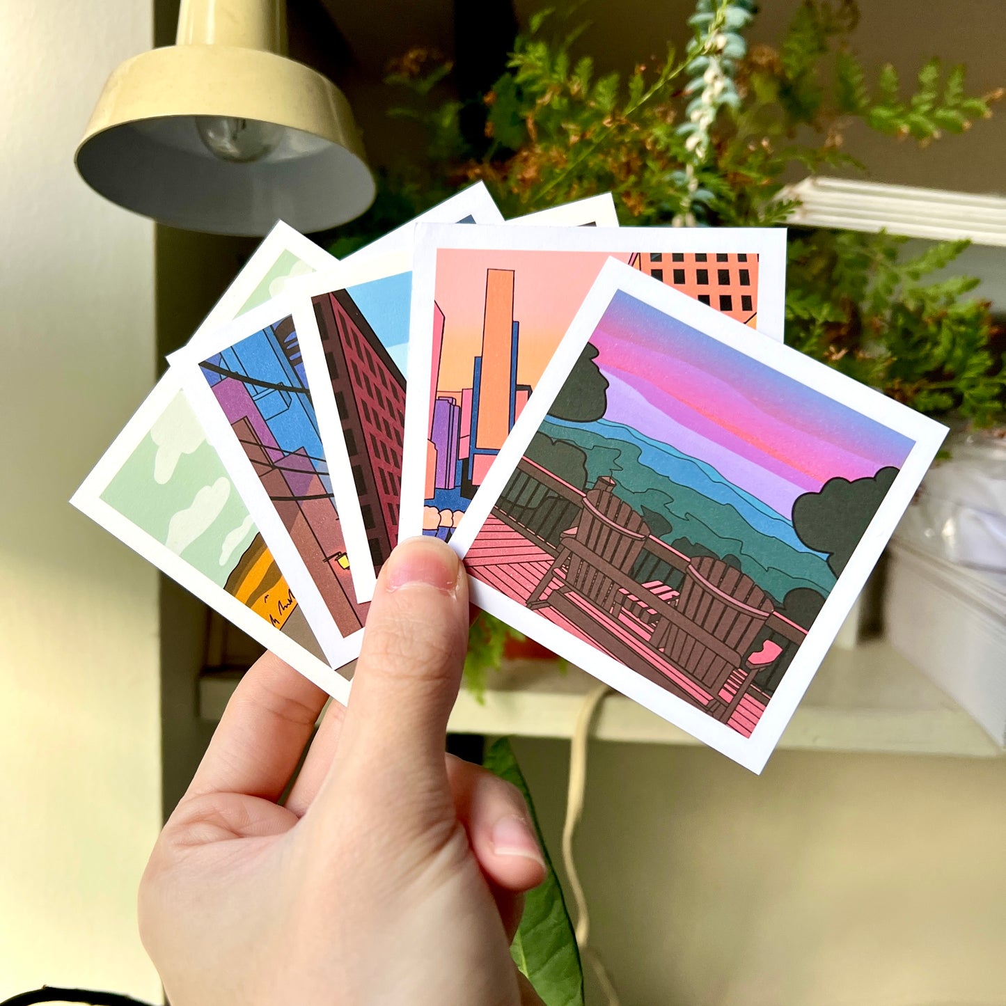Mini Prints 5 Pack (Square Series)