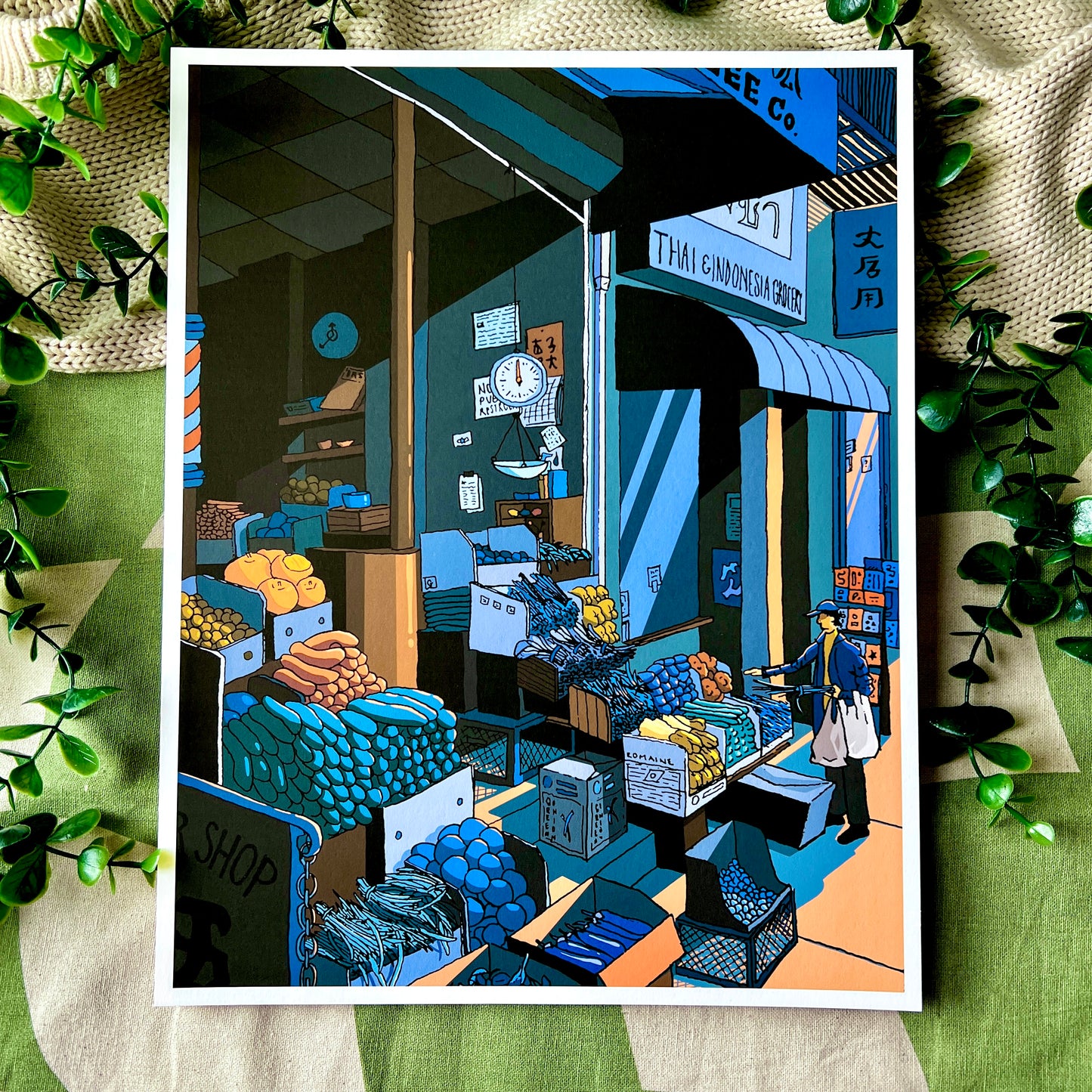 The Asian Market of My Dreams - Art Print