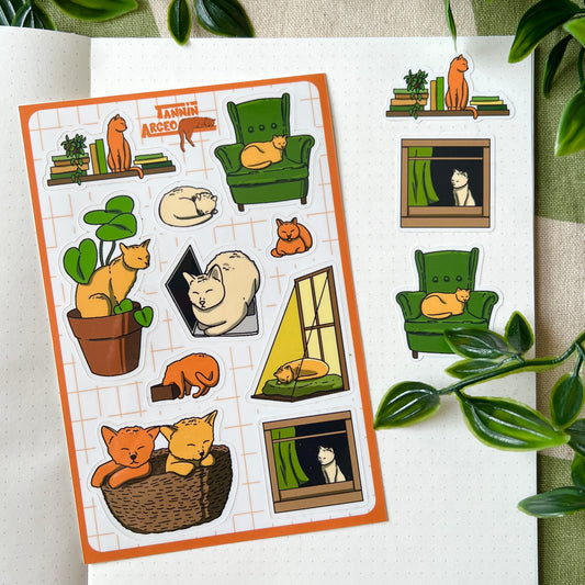 Cats Sticker Sheet