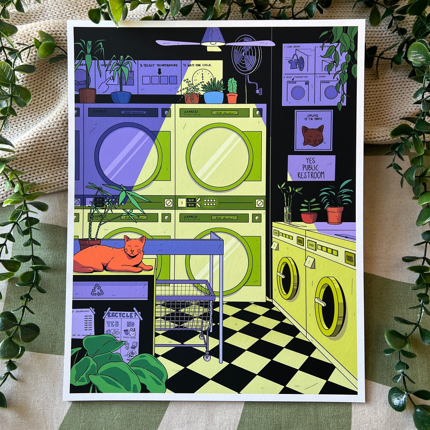 The Laundrocat - Art Print