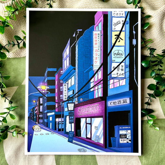 Akasaka Street - Art Print