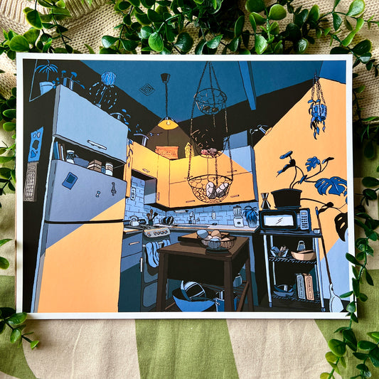 My Kitchen In Another Universe - Art Print