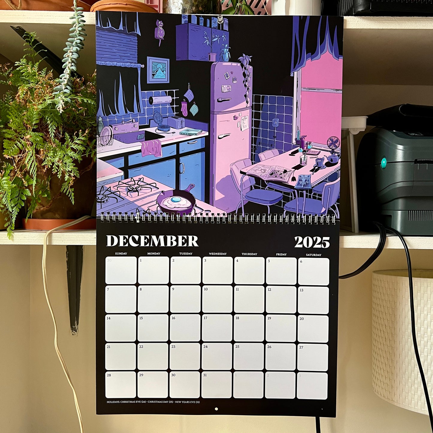2025 Wall Calendar - PHYSICAL PRODUCT