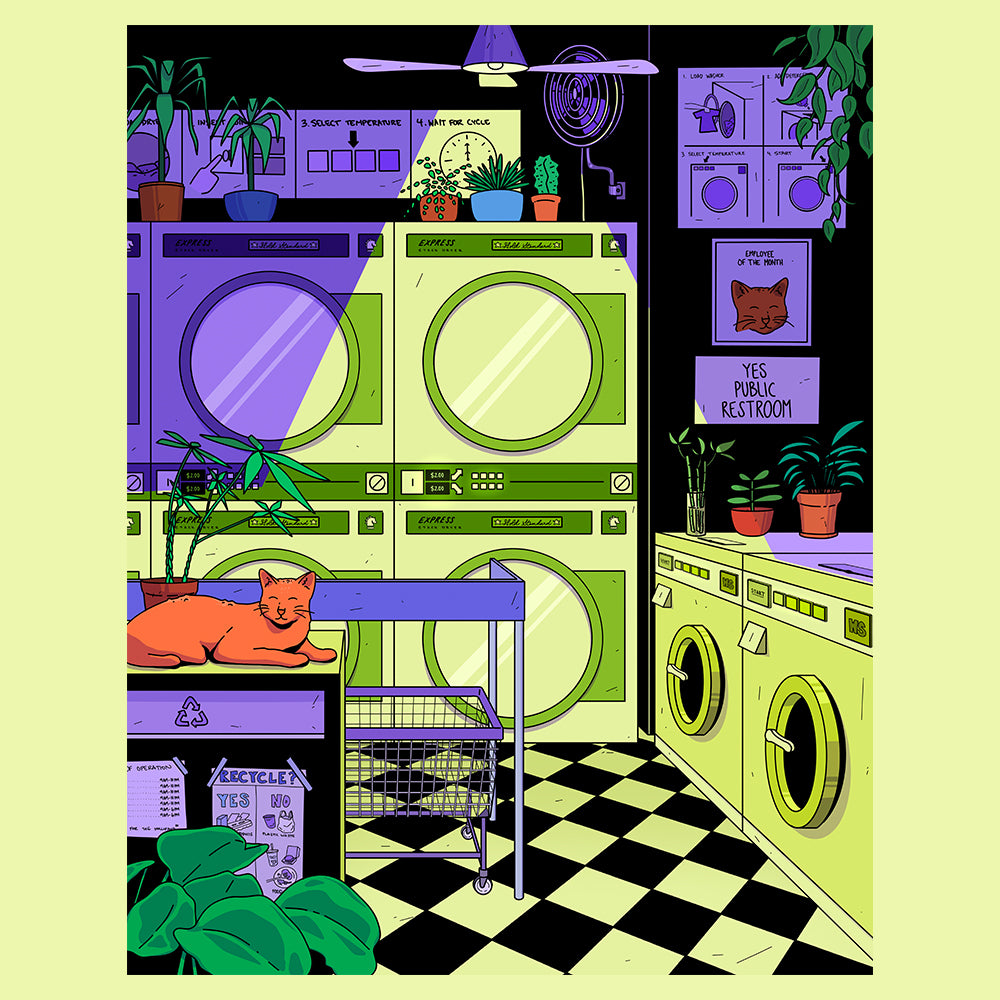 Laundrocat - Wallpaper