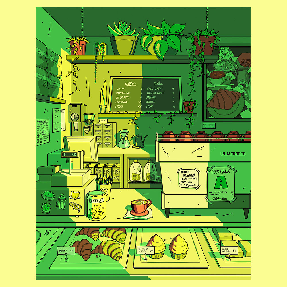 Barista Daydreams - Wallpaper